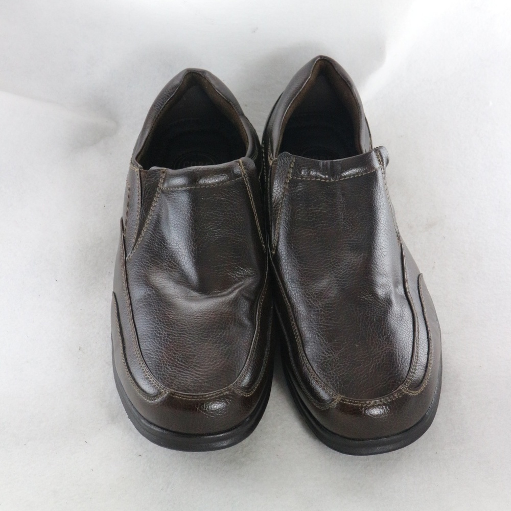 CROFT & BARROW Espresso Leather Slip On Loafers Sz 10 US Women - Picture 6 of 8